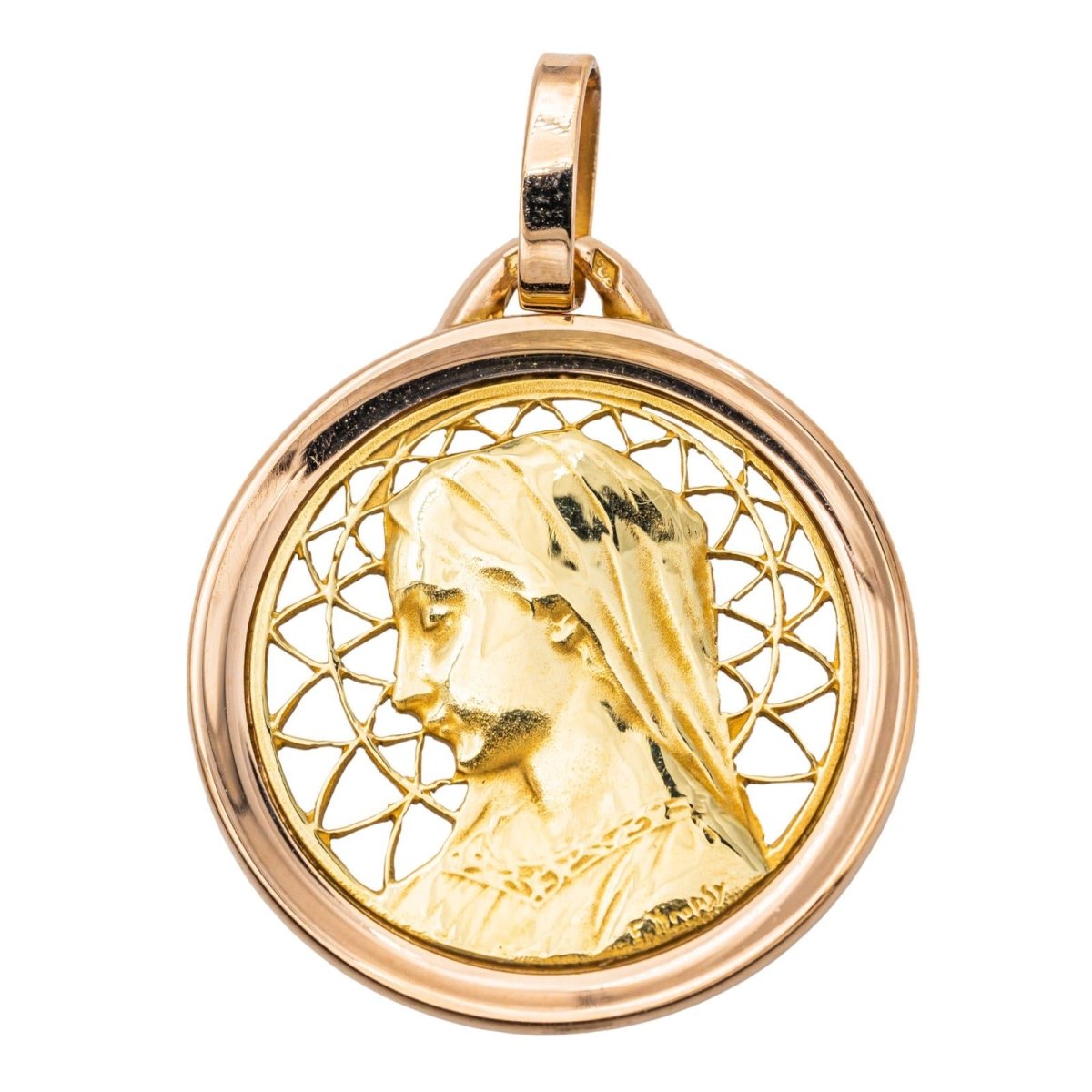 Religious Pendant Yellow gold
