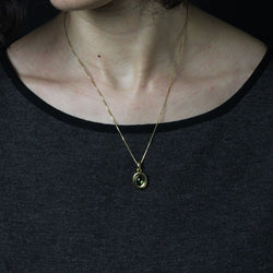 Pendentif en or jaune et péridot - Castafiore