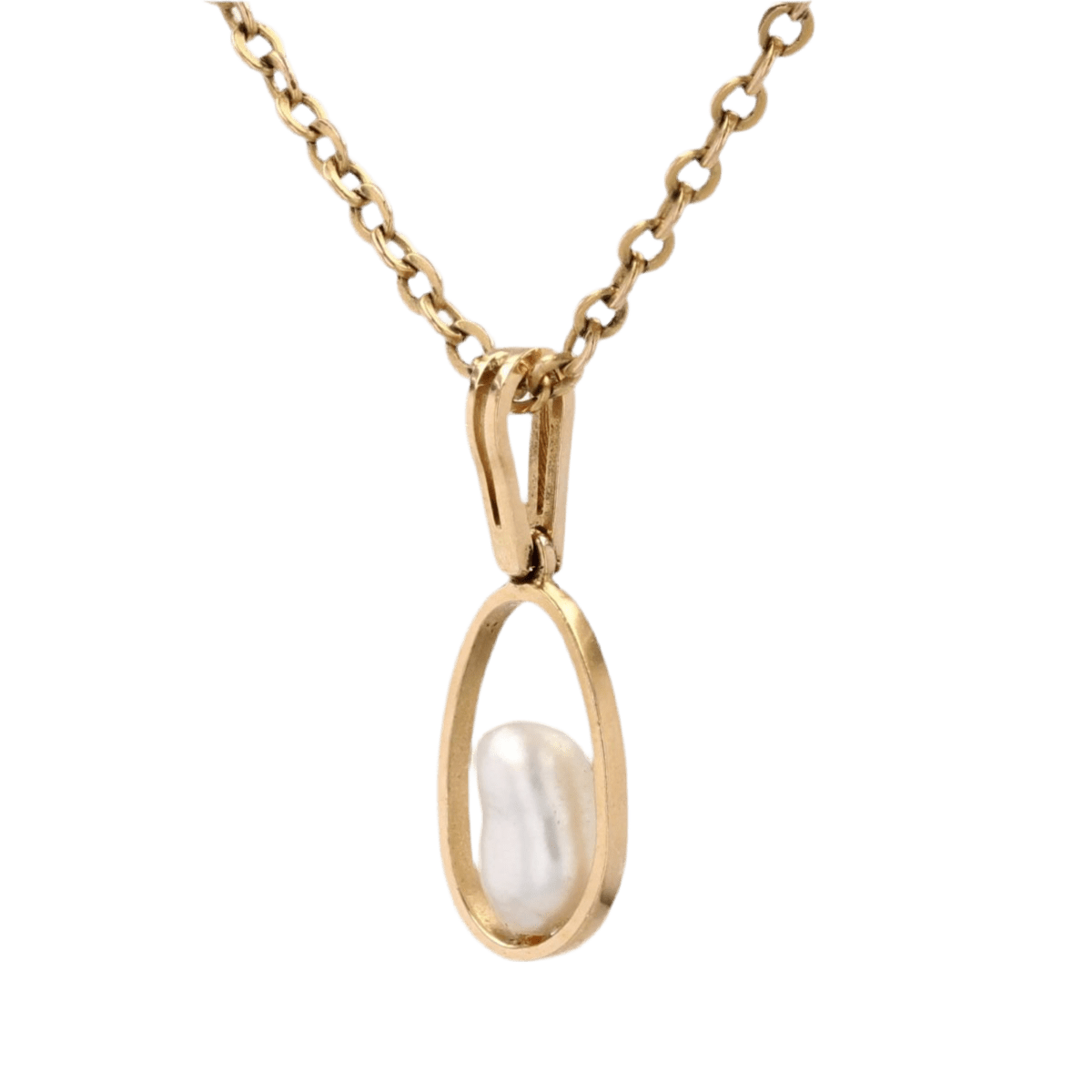 Pendentif en or jaune et perle - Castafiore