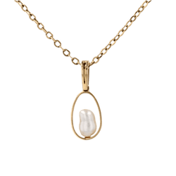 Pendentif en or jaune et perle - Castafiore