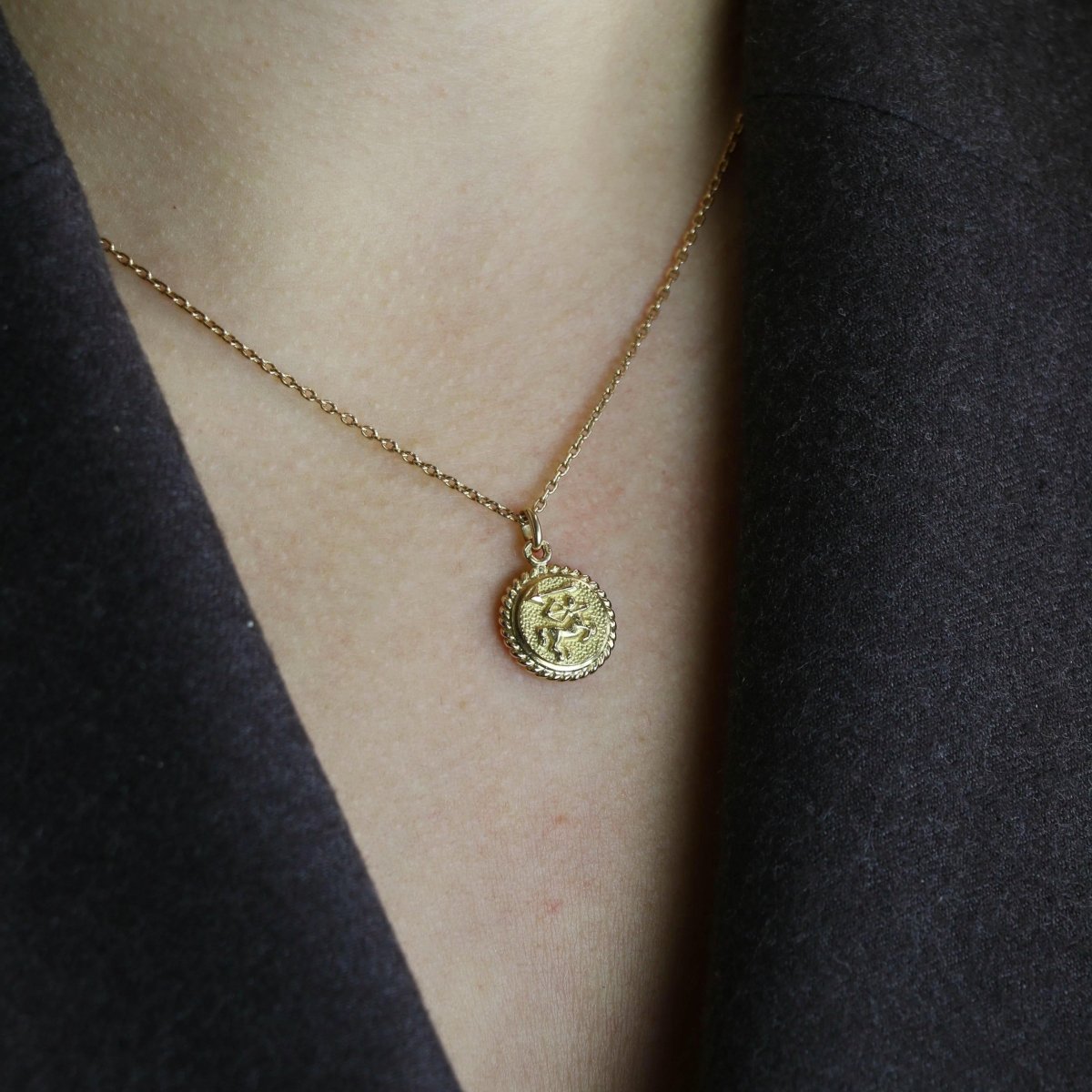 Pendentif en or jaune et rubis - Castafiore