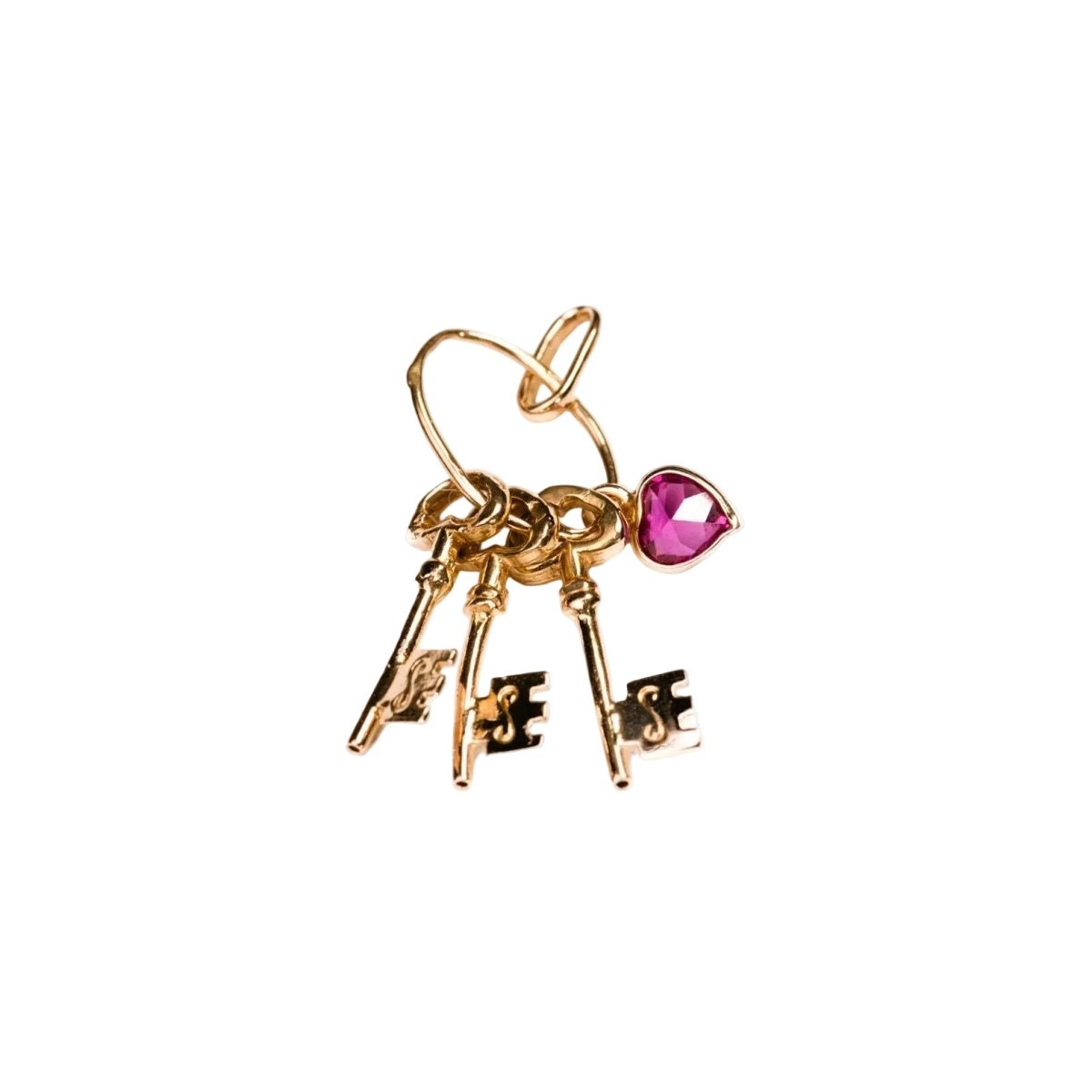 Pendentif en or jaune et rubis - Castafiore