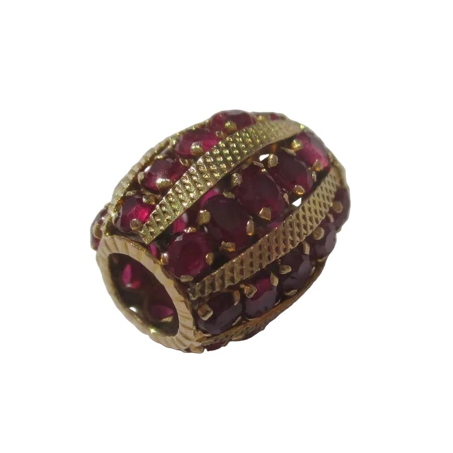 Pendentif en or jaune et rubis - Castafiore
