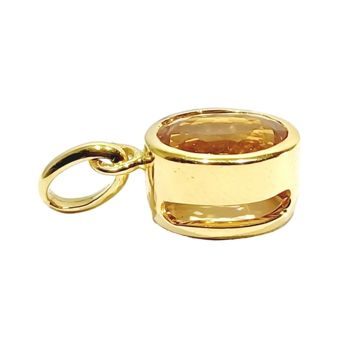 Pendentif en or jaune et topaze - Castafiore