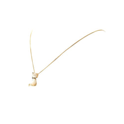 Pendentif en or jaune, nacre et diamants - Castafiore