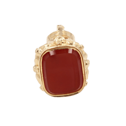 Pendentif en or jaune, or rose et cornaline - Castafiore