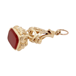 Pendentif en or jaune, or rose et cornaline - Castafiore