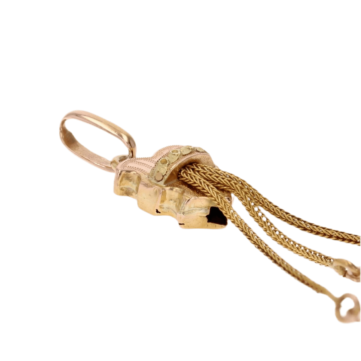 Pendentif en or jaune, or rose et or vert - Castafiore