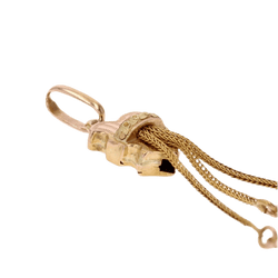 Pendentif en or jaune, or rose et or vert - Castafiore