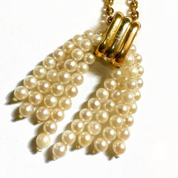Pendentif en or jaune, or rose, or blanc et perles - Castafiore
