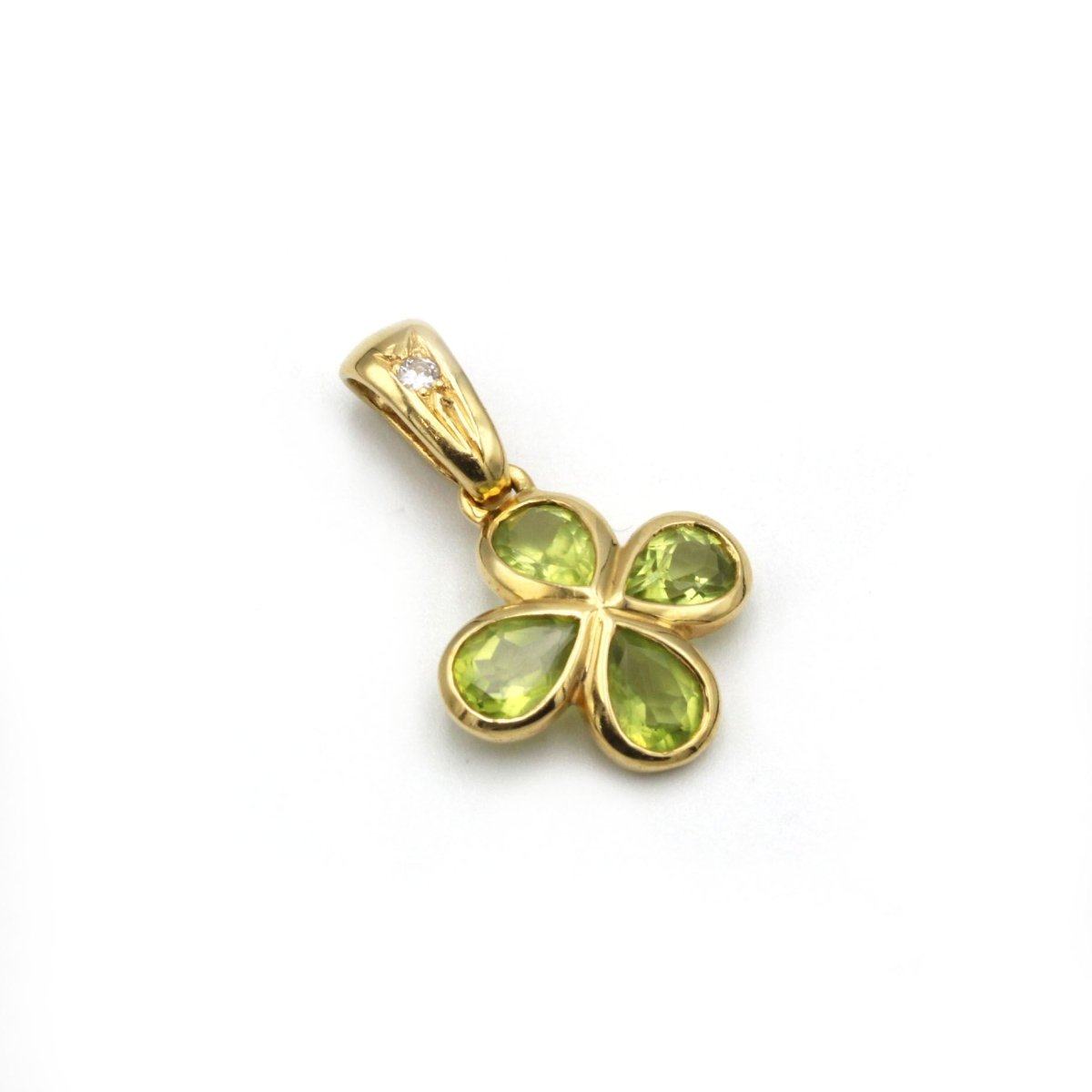 Pendentif en or jaune, périodes et diamant - Castafiore