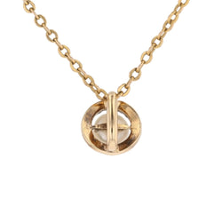 Antique round fine pearl pendant diamonds