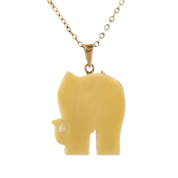 Pendentif en or jaune, rubis, saphirs et émeraude - Castafiore