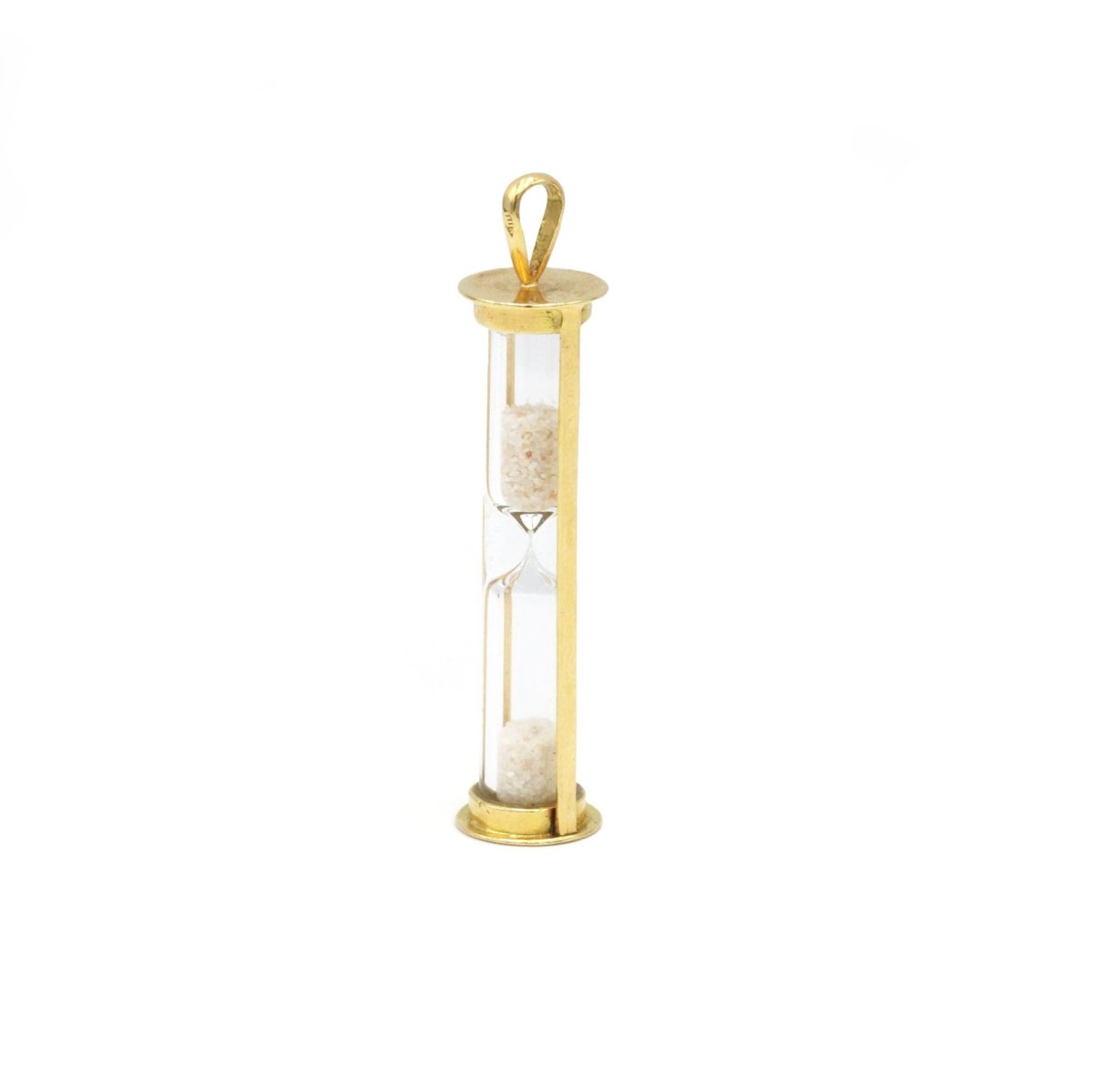 Pendentif en or jaune, verre et sable - Castafiore