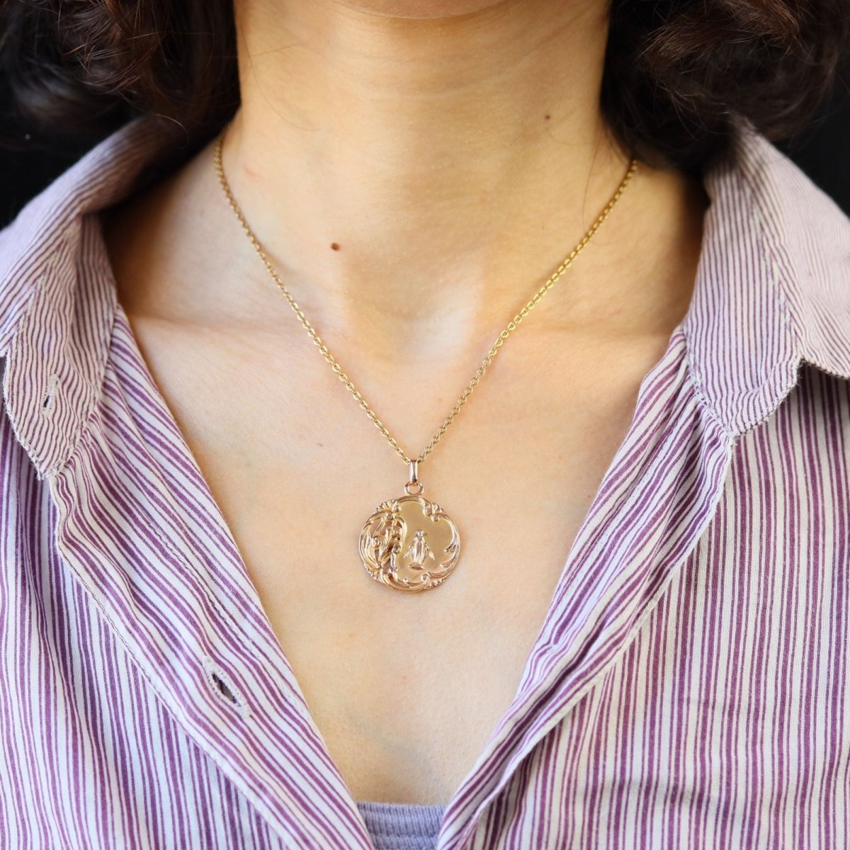 Pendentif en or rose - Castafiore