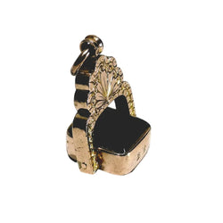 Pendentif en or rose, agate et jaspe - Castafiore