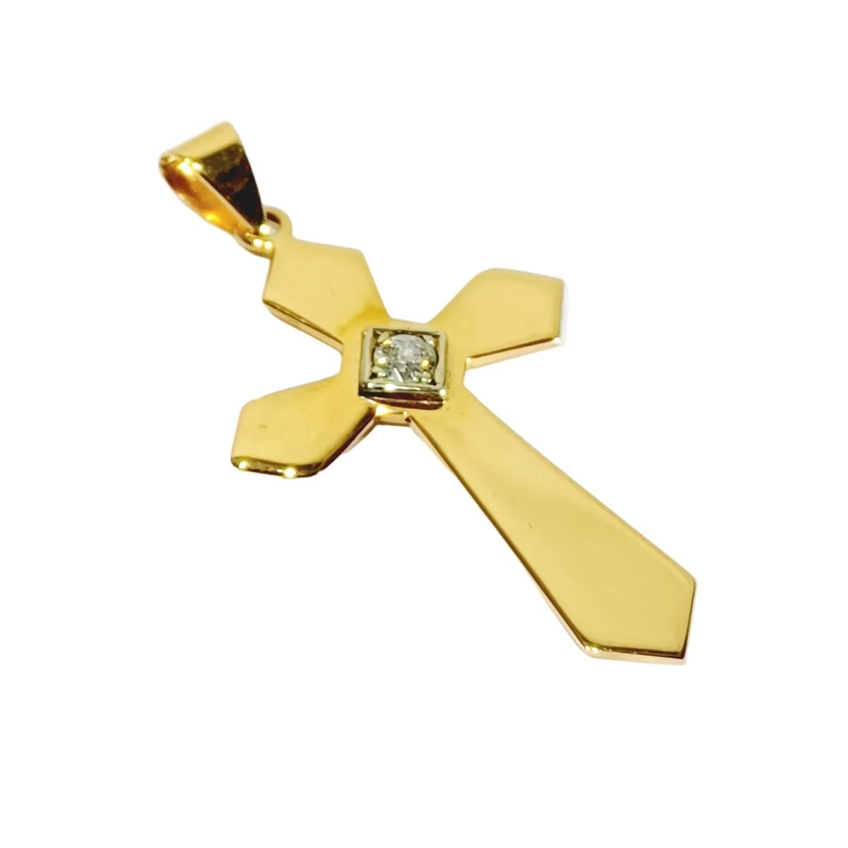 Pendentif en or rose et diamant - Castafiore