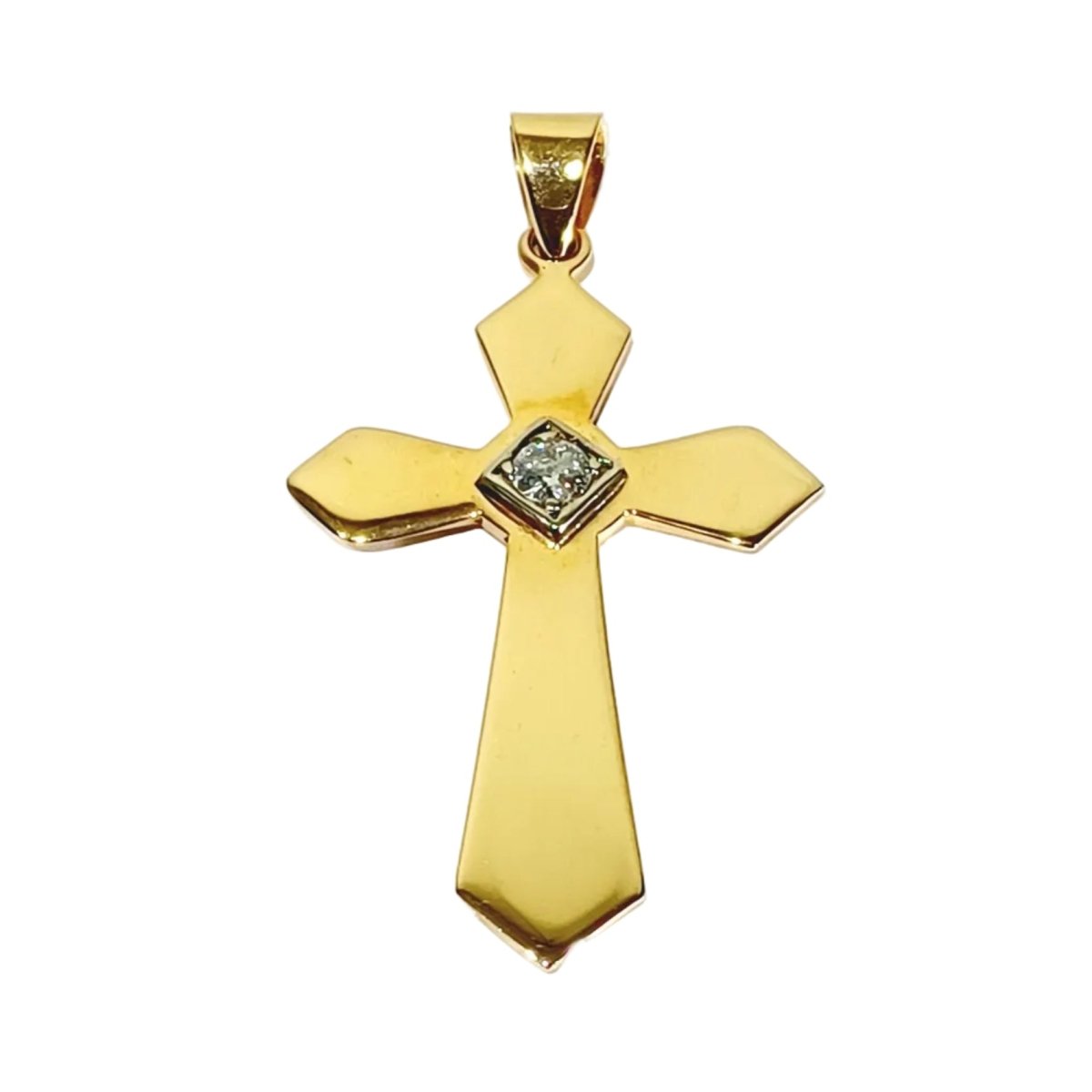 Pendentif en or rose et diamant - Castafiore