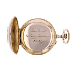 Pendentif en or rose et diamants - Castafiore