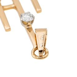Pendentif en or rose et diamants - Castafiore