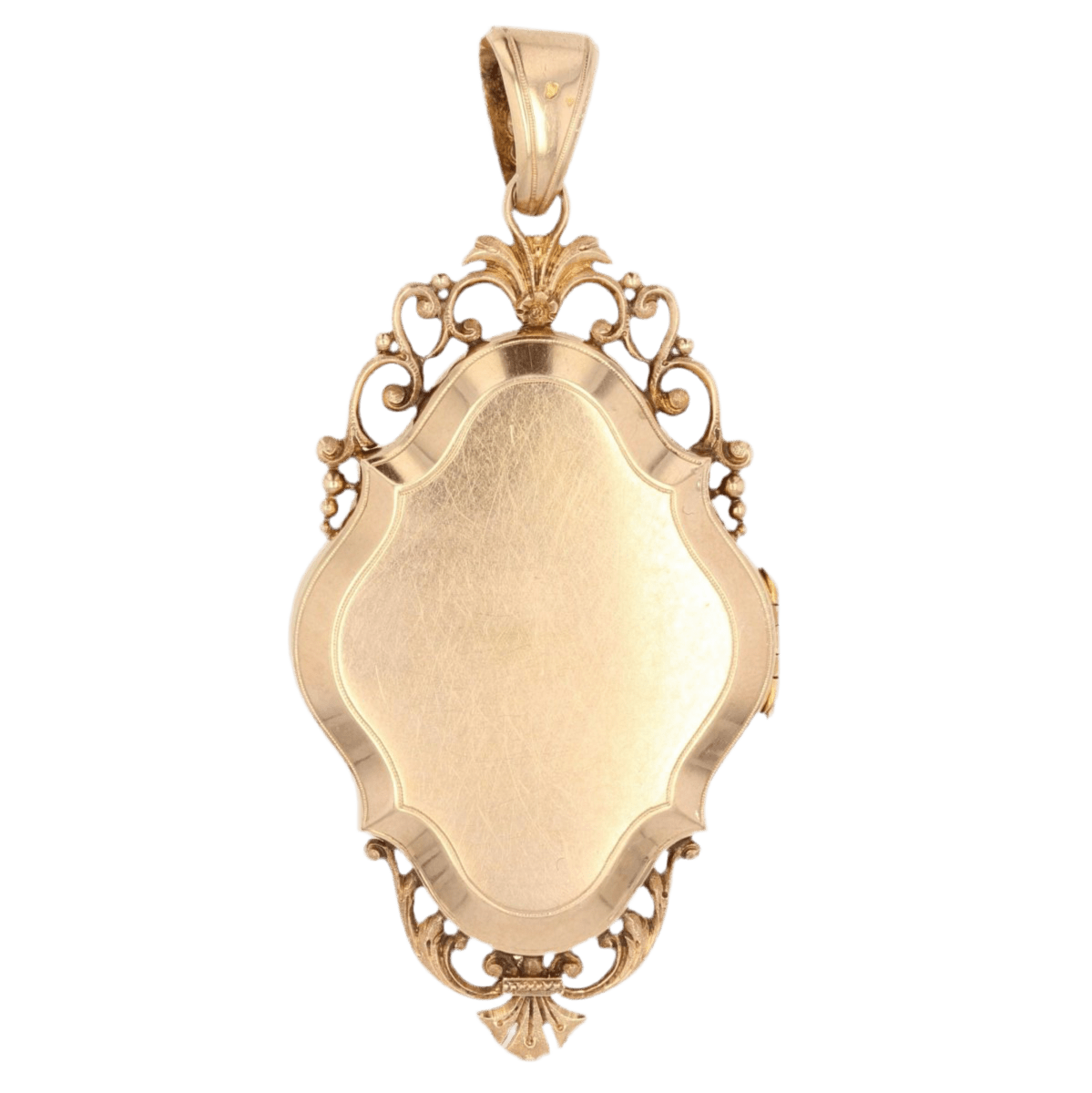 Pendentif en or rose et diamants - Castafiore