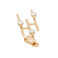 Pendentif en or rose et diamants - Castafiore
