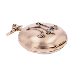 Pendentif en or rose et diamants - Castafiore