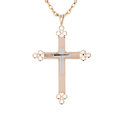 Pendentif en or rose et or blanc - Castafiore