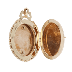 Pendentif en or rose et perles - Castafiore