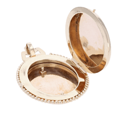 Pendentif en or rose et perles - Castafiore