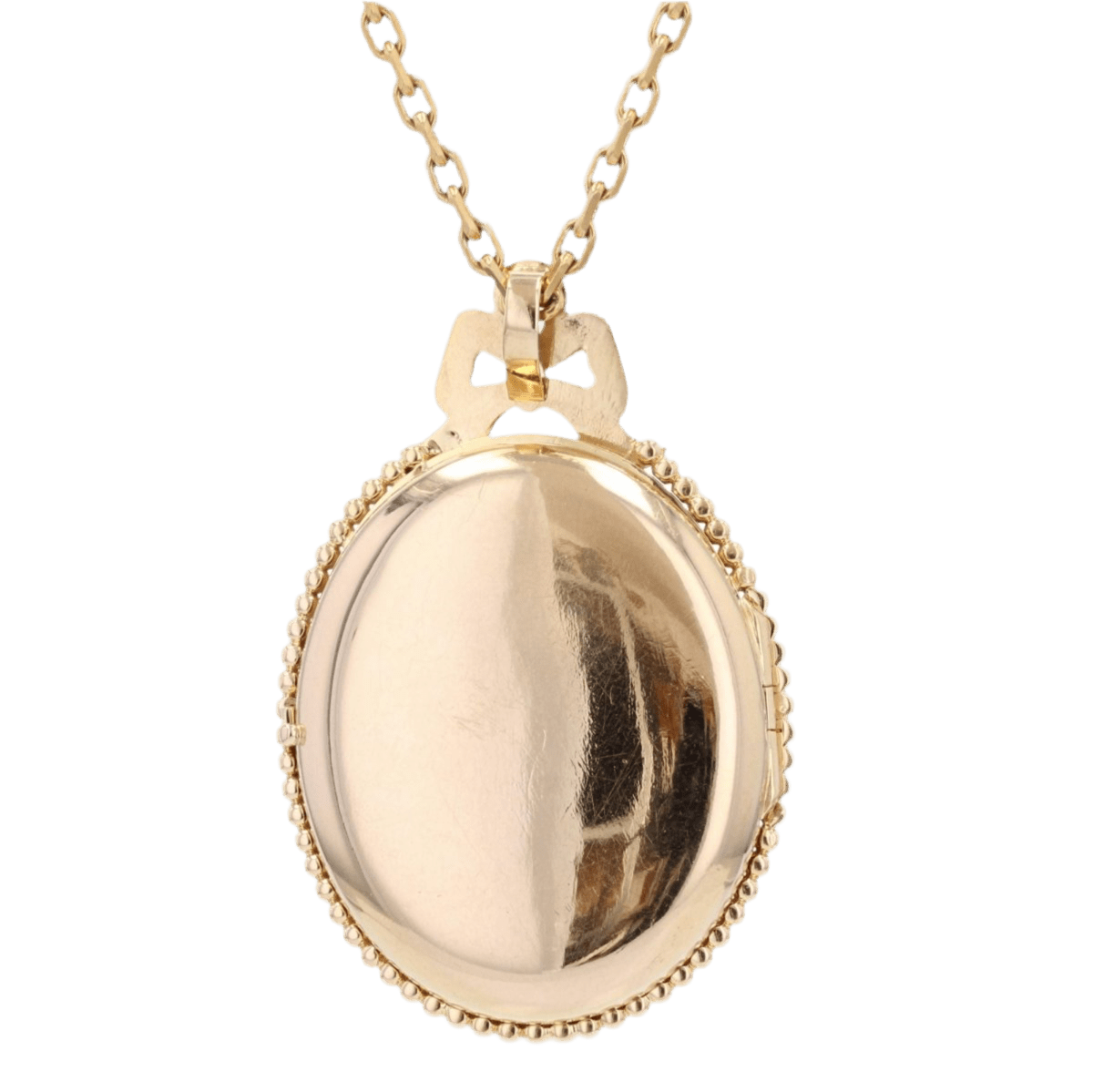 Pendentif en or rose et perles - Castafiore