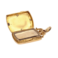 Pendentif en or rose et sardoine - Castafiore