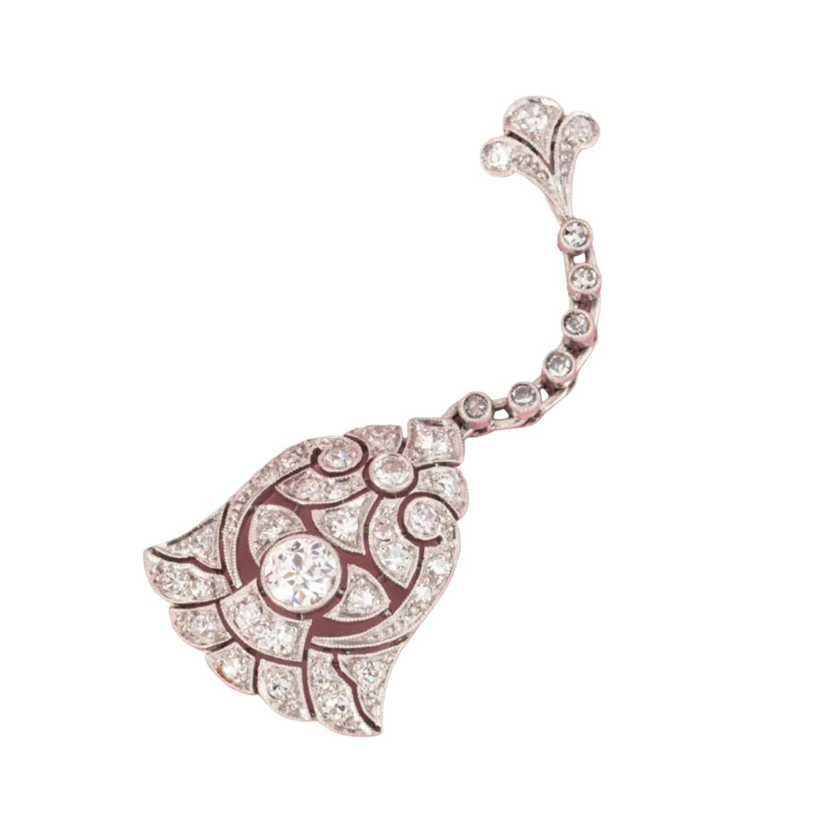 Pendentif en platine et diamants - Castafiore