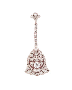 Pendentif en platine et diamants