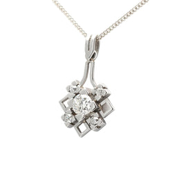 Pendentif en platine et diamants - Castafiore