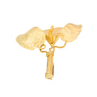 Pendentif feuille en or jaune - Castafiore