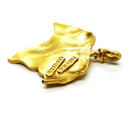 Pendentif Feuille Or jaune - Castafiore