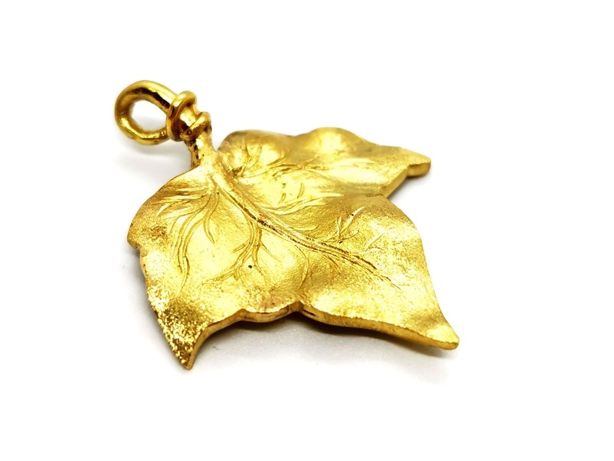 Pendentif Feuille Or jaune - Castafiore