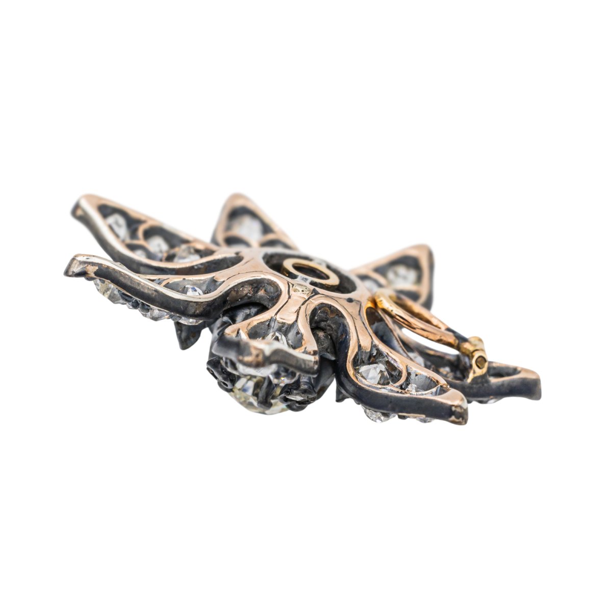 Pendentif Fleur Or jaune Diamant - Castafiore