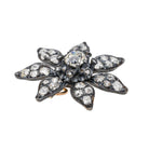 Pendentif Fleur Or jaune Diamant - Castafiore