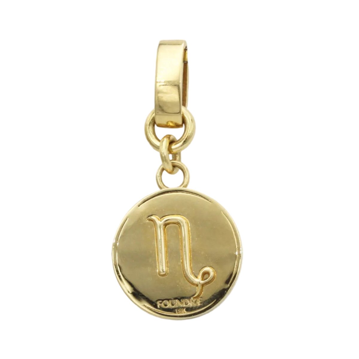 Pendentif FOUNDRAE en or jaune et diamant - Castafiore