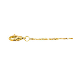 Pendentif GUCCI "Ouroboros" en or jaune et émeraude - Castafiore