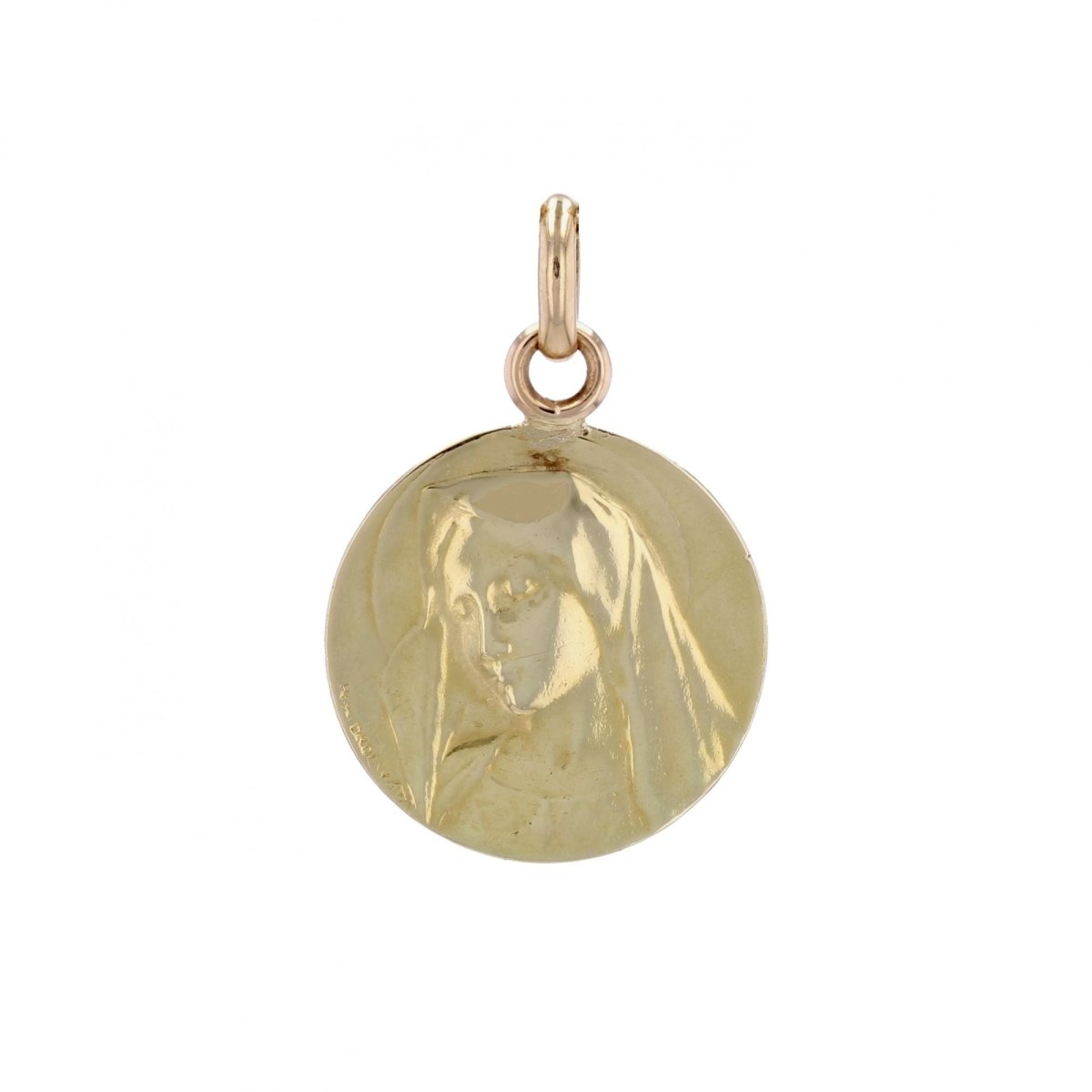 Pendentif HENRI DROPSY Vierge en or jaune - Castafiore