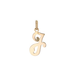 Pendentif J en or rose - Castafiore