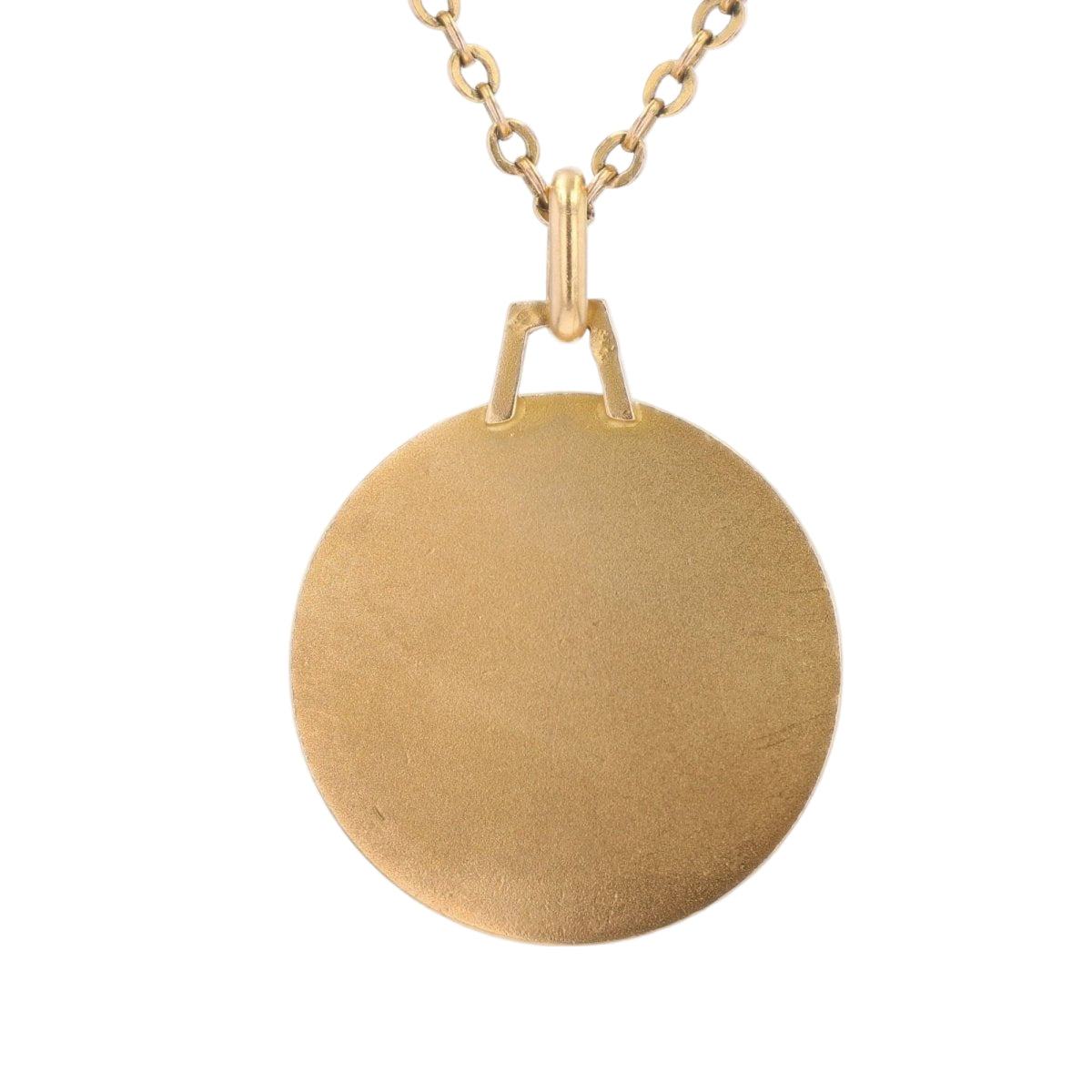 Pendentif MÉDAILLE Bélier en or rose - Castafiore