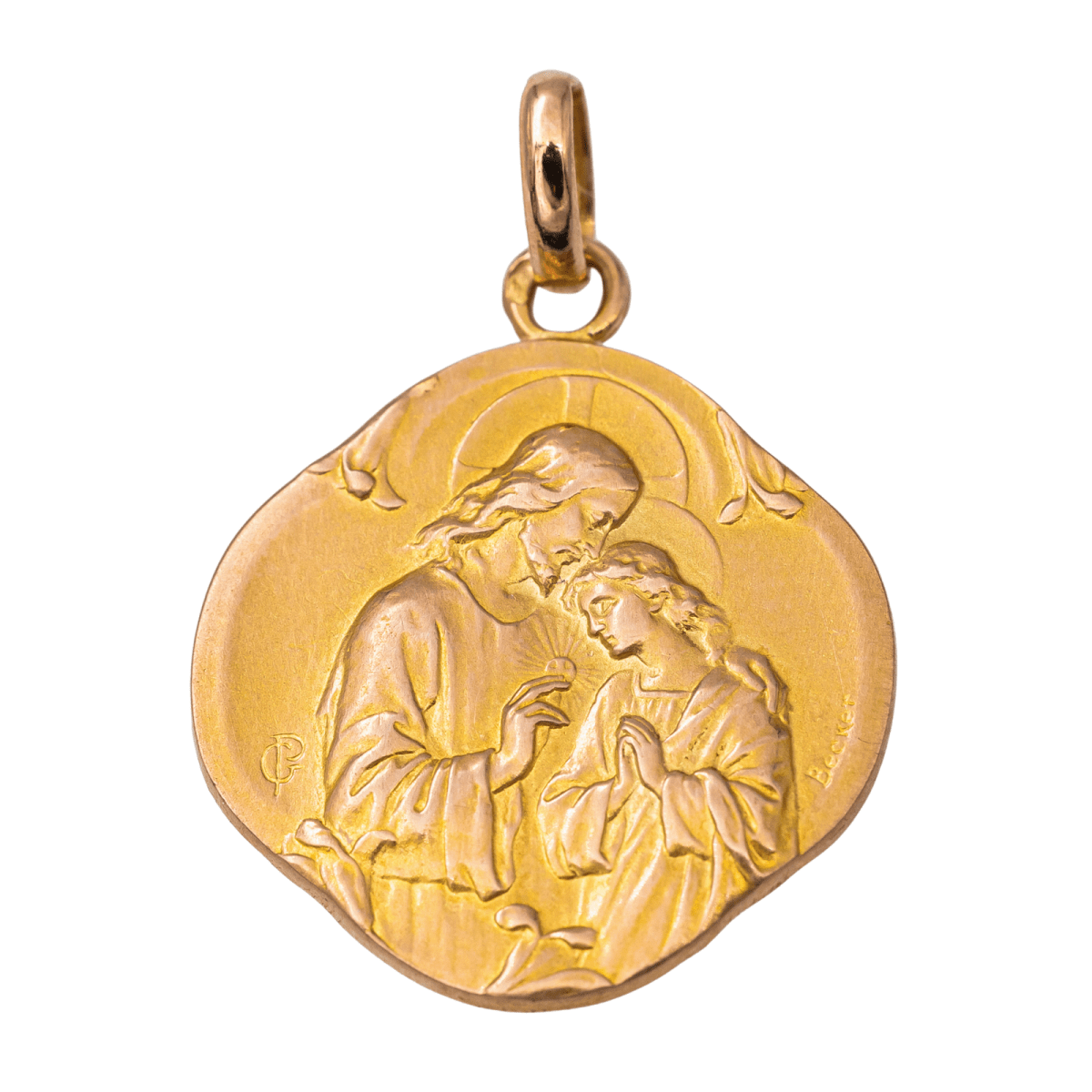 Pendentif Médaille religieuse Or jaune - Castafiore