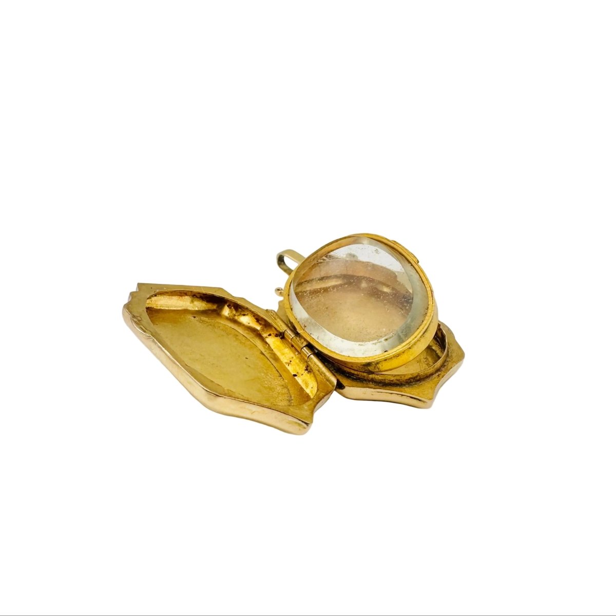 Pendentif Médaillon Ancien en or jaune - Castafiore