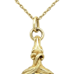 Pendentif Miroir Cheval - Or Jaune - Époque Victorienne - Castafiore