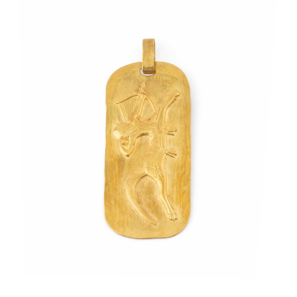 Pendentif O.J PERRIN par GEORGES LENFANT "Sagittaire" en or jaune - Castafiore