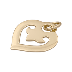 Pendentif OJ.PERRIN "Coeur Légendes" en or jaune - Castafiore